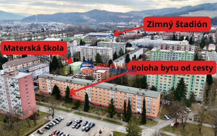 3 izbový byt v centre mesta Púchov na predaj