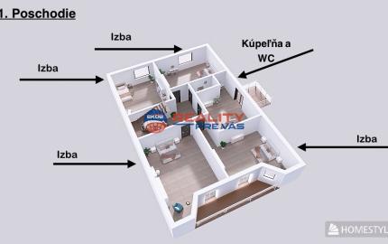 Nádherný 6 izbový rodinný dom v horskom prostredí  - Zariečie  pri  Púchove