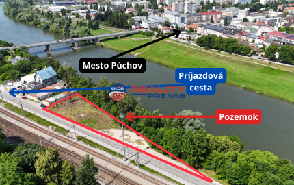 Predaj pozemku v priemyselnej časti mesta Púchov  / Nosice - stavebný pozemok
