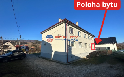2. izbový byt  s vlastnou záhradkou /šopkou  a parkovacím priestorom pri bytovke   Dohňany  - Púchov