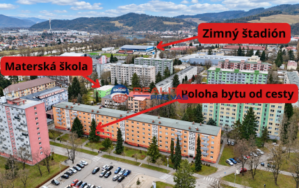 3 izbový byt s  možnosťou vlastnej úpravy centrum Púchov