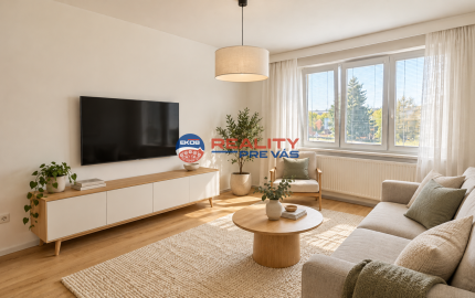 2 izbový byt s balkónom a garážou pod bytom  Borský Mikuláš