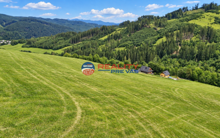 Predaj pozemku na kopci s vyhladom  Veľké Rovné 3933 m2