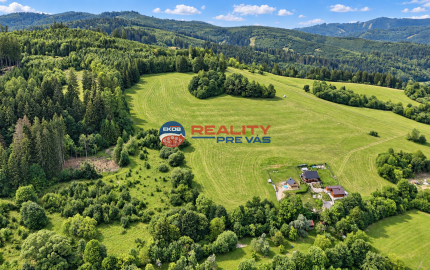 Predaj pozemku na kopci s vyhladom  Veľké Rovné 3933 m2