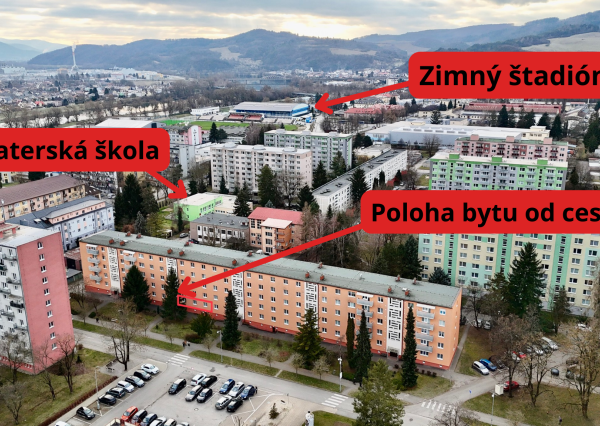 3 izbový byt v centre mesta Púchov na predaj