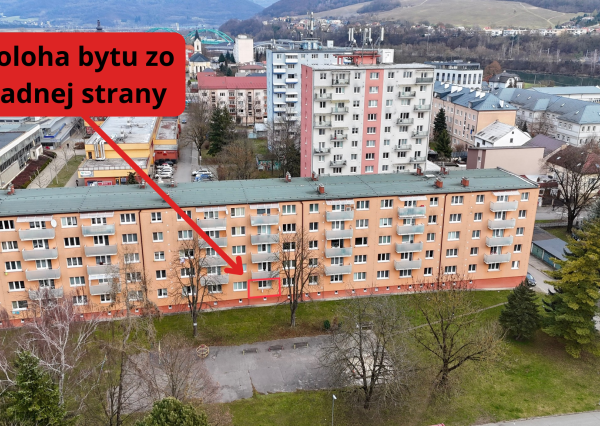 3 izbový byt v centre mesta Púchov na predaj