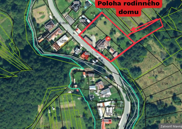 Vidiecky rodinný dom  s množstvom prístreškov a budov  na veľkom pozemku  v prírodnom prostredí Lazov