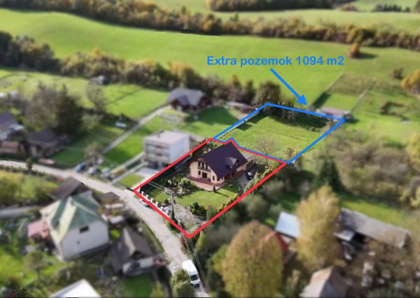 Nádherný 6 izbový rodinný dom v horskom prostredí  - Zariečie  pri  Púchove