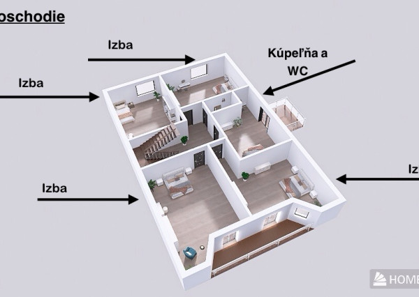 Nádherný 6 izbový rodinný dom v horskom prostredí  - Zariečie  pri  Púchove