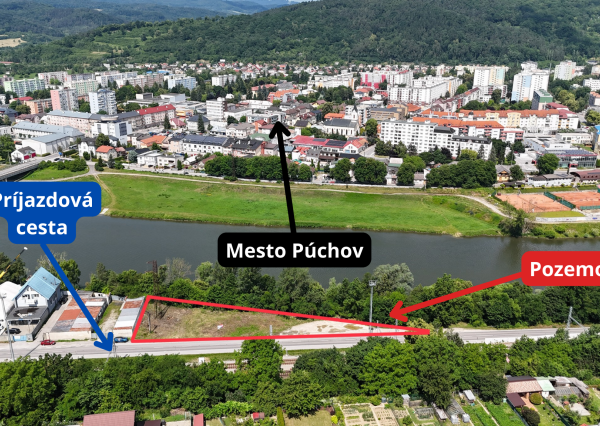 Predaj pozemku v priemyselnej časti mesta Púchov  / Nosice - stavebný pozemok