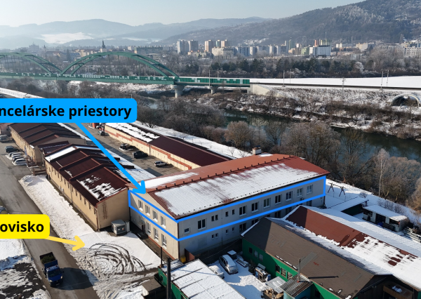 Prenájom kancelárskych priestorov  Púchov  - Nosice  firemné zázemie od 18m2 až po 54m2