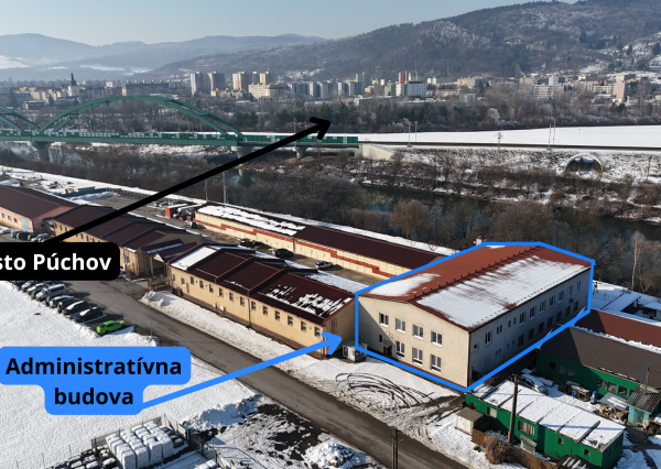 Prenájom kancelárskych priestorov  Púchov  - Nosice  firemné zázemie od 18m2 až po 54m2