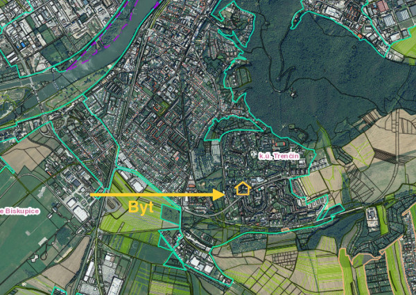 Predaj 2 izbový byt  - Trenčín  - Juh   - Západná    - Predané
