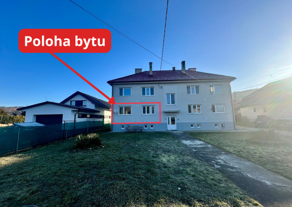 2. izbový byt  s vlastnou záhradkou /šopkou  a parkovacím priestorom pri bytovke   Dohňany  - Púchov