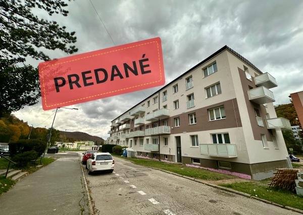 2 izbový byt v novo zrekonštruovanej bytovke SNP  Tr. Teplice -PREDANÉ