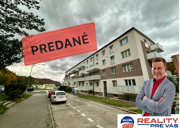 Reality  Pre Vás  - Predaj - 2 izbový byt  SNP  Tr. Teplice