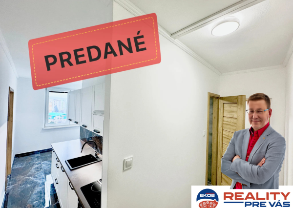 Reality Pre Vás -Predaj 2 izbový byt  - Trenčín Juh Predane