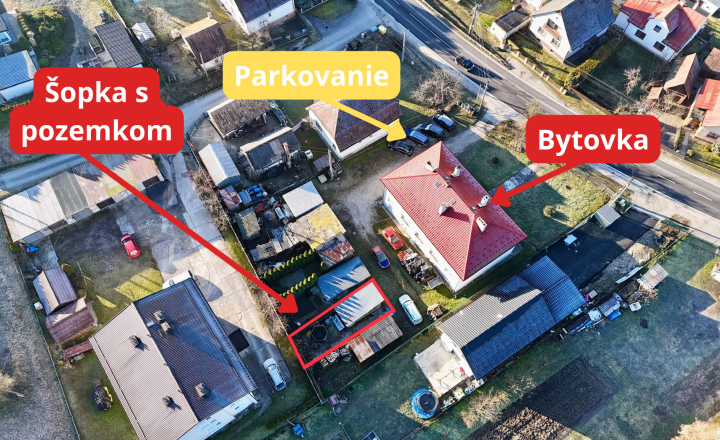 2 izbový byt s pozemkom  260m2  vlastnou záhradkou  a šopkou - fotografia 20