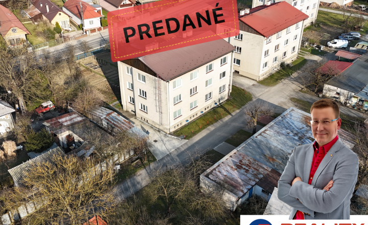Reality Pre Vás  -Predaj 3-izbový byt s garážou a pozemkom - fotografia 1