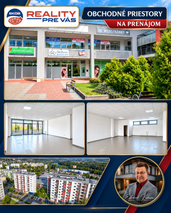 Nádherný presklený priestor v centre mesta  Púchov    100m2 - fotografia 1