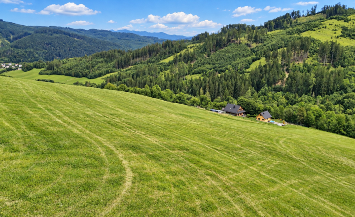 Predaj pozemku na kopci s vyhladom  Veľké Rovné 3933 m2 - fotografia 9
