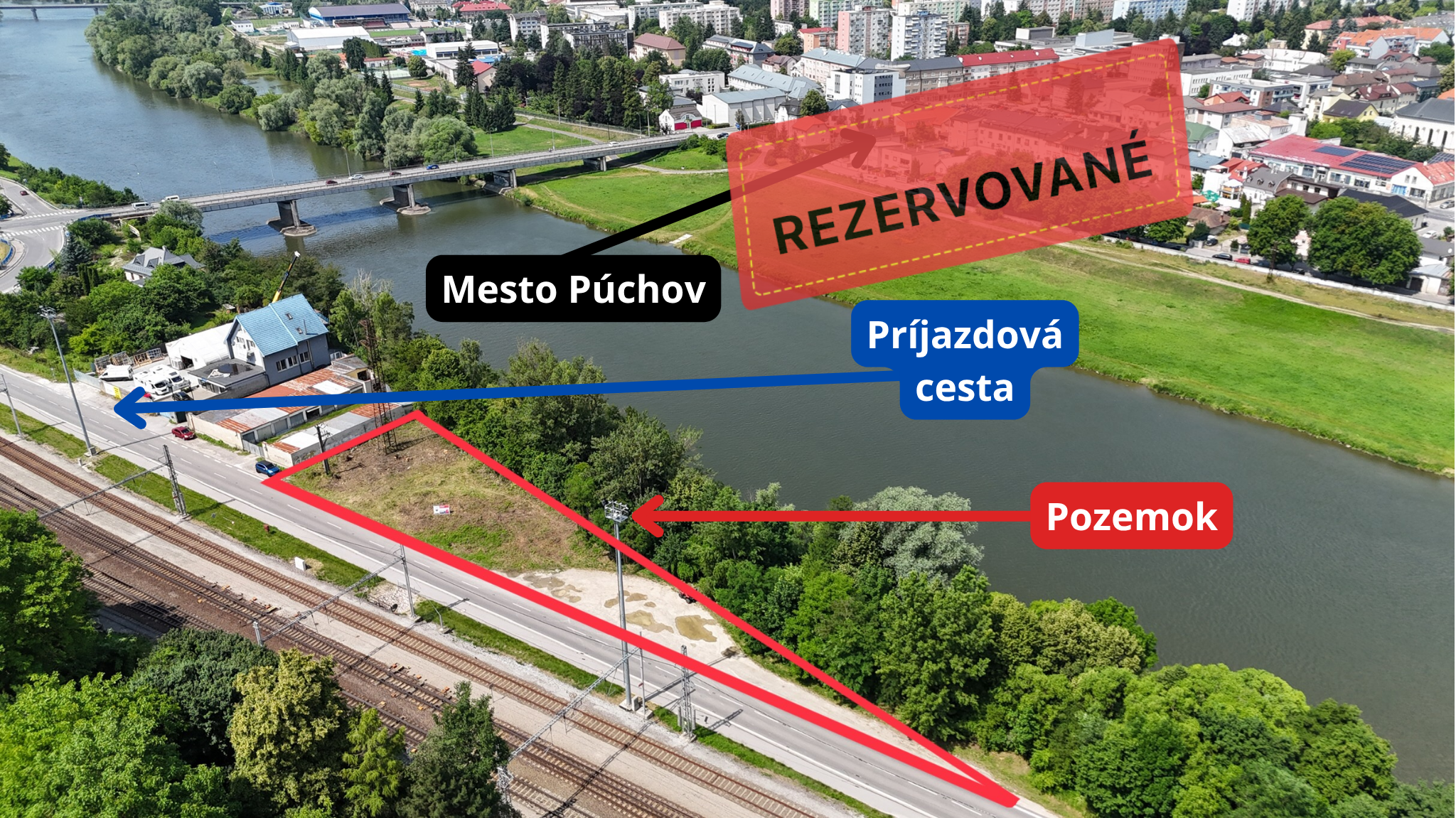 Reality Pre Vás  Eduard Kukosa Predaj pozemku v priemyselnej časti mesta Púchov  / Nosice - stavebný pozemok